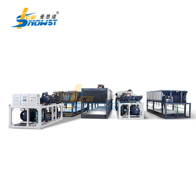 OEM เครื่องทําบล็อกน้ําแข็ง 60T สําหรับการเย็นปลา