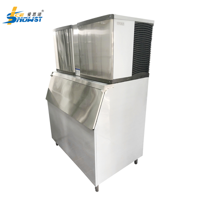 เครื่องทําน้ําแข็งขนาดใหญ่ เครื่องทําน้ําแข็งขนาดเต็ม 1000kg SUS304